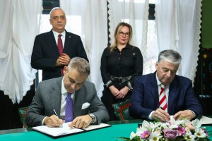 Potpisivanje ugovora povodom izgradnje hotela "Holliday In" u Subotici