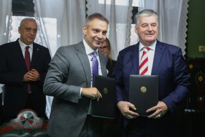 Potpisivanje ugovora povodom izgradnje hotela "Holliday In" u Subotici