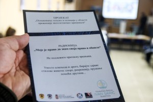 Radionice na temu "Moje je pravo da znam svoja prava i obaveze"