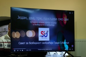 Najava lutkarske predstave na temu bezbednosti u saobraćaju