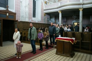 Paljenje badnjaka na Trgu