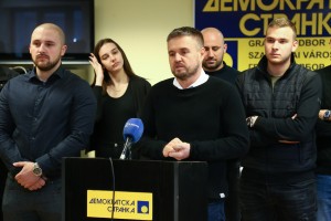 Konferencija za medije subotičkih odbora Demokratske i Narodne stranke