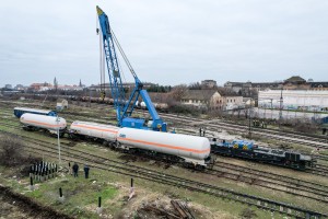 Podizanje iskliznule cisterne