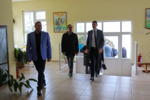 Obilazak fiskulturne sale u OŠ "Hunjadi Janoš" u Čantaviru povodom nedavnih investicija
