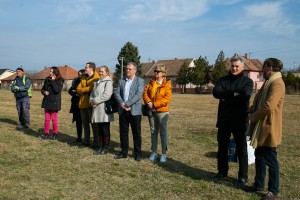 Sadnja drveća u Ulici Partizanskih baza