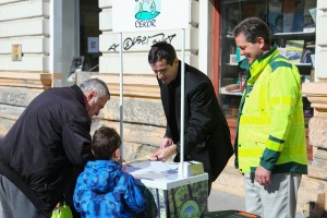 Potpisivanje peticije u cilju pošumljavanja Vojvodine
