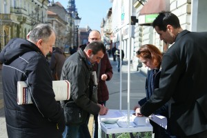 Potpisivanje peticije u cilju pošumljavanja Vojvodine