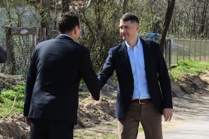 Obilazak radova na izgradnji vodovodne mreže u ulici Pokreta nesvrstanih