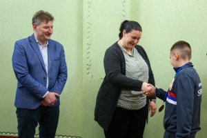 Prijem kod gradonačelnika Bakića za karatiste "Spartak Enpija"