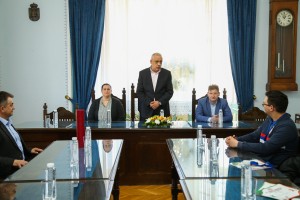 Prijem kod gradonačelnika Bakića za karatiste "Spartak Enpija"