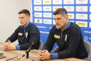 Najava meča protiv Metalca i promocija novog trenera MKK "Spartak"