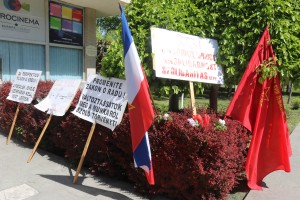 Performans za dan rada "Bilo je –sada je nema – i biće radničke borbe"