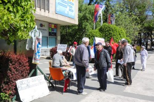 Performans za dan rada "Bilo je –sada je nema – i biće radničke borbe"