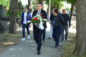 Dan pobede nad fašizmom - polaganje venaca u Dudovoj šumi