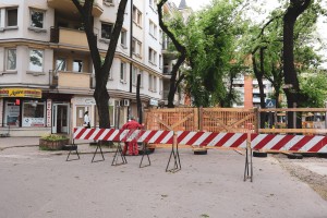Radovi na zatvorenom parkingu kod Otvorenog univerziteta