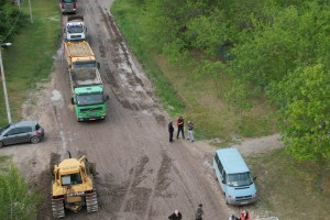 Čordaški put uništen učestalim prolascima teretnih vozila i mehanizacije