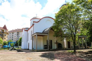 Hram Svetog Nektarija Eginskog - dan uoči unošenja ikone sa Hilandara