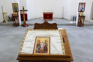 Hram Svetog Nektarija Eginskog - dan uoči unošenja ikone sa Hilandara