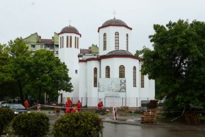 Unošenje ikone Presvete Bogorodice Trojeručice u hram na Prozivci