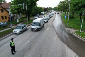 Saobraćajne gužve na Majšanskom mostu, kod Javnih skladišta i podvožnjaka kod Pionira