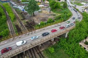 Saobraćajne gužve na Majšanskom mostu, kod Javnih skladišta i podvožnjaka kod Pionira