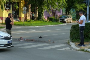 Na uviđaju pucnjave na pešačkom prelazu raskrsnice ulica Maksima Gorkog i Matije Gupca