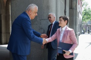 Sastanak premijera Srbije i Hrvatske u Gradskoj kući