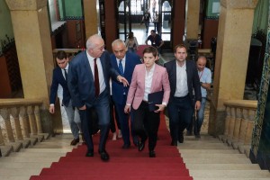 Sastanak premijera Srbije i Hrvatske u Gradskoj kući