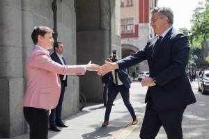 Sastanak premijera Srbije i Hrvatske u Gradskoj kući