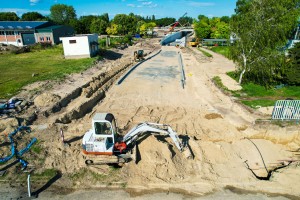 Radovi na izgradnji obilaznice od Bajnatske do Javnih skladišta (29. jun)