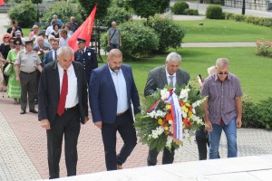 Obeležavanje Dana borca - polaganje venaca