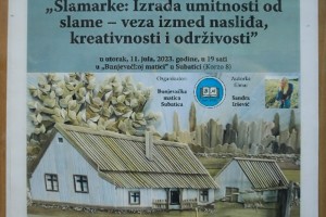Promocija filma "Slamarke: Izrada umetnosti od slame - veza između nasleđa, kreativnosti i održivosti"