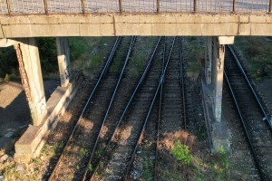 Majšanski most - oštećenja na nosećim stubovima