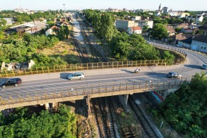 Majšanski most - oštećenja na nosećim stubovima