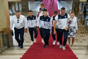 Prijem gradonačelnika Bakića za predstavnike Tenis kluba "Spartak"