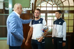 Prijem gradonačelnika Bakića za predstavnike Tenis kluba "Spartak"