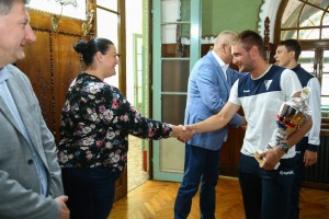 Prijem gradonačelnika Bakića za predstavnike Tenis kluba "Spartak"