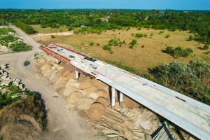 Nadvožnjak u izgradnji koji povezuje ulice Ferenca Bodrogvarija i Celjsku