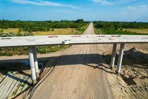 Nadvožnjak u izgradnji koji povezuje ulice Ferenca Bodrogvarija i Celjsku