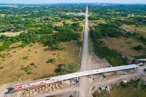Nadvožnjak u izgradnji koji povezuje ulice Ferenca Bodrogvarija i Celjsku