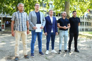 Obraćanje predstavnika opozicionih stranaka povodom bezbednosne situacije u gradu