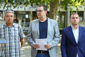 Obraćanje predstavnika opozicionih stranaka povodom bezbednosne situacije u gradu