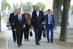 Obeležavanje Dana oslobođenja Subotice od fašizma, polaganje venaca na Spomenik Crvenoarmejcima