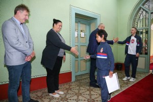 Prijem kod gradonačelnika Bakića za takmičare KK "Spartak Enpi"