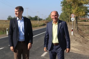 Obilazak radova na proširenju dela Kanjiškog puta