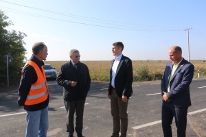 Obilazak radova na proširenju dela Kanjiškog puta