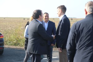 Obilazak radova na proširenju dela Kanjiškog puta