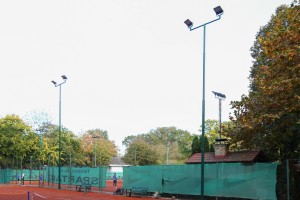 Puštanje u rad reflektora na teniskim terenima
