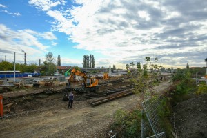 Radovi na rekonstrukciji podvožnjaka kod Nove opštine (6. novembar)