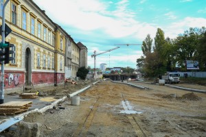 Radovi na rekonstrukciji podvožnjaka kod Nove opštine (6. novembar)